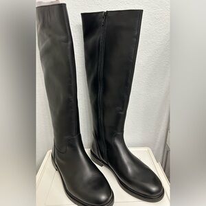 Women’s Leather Seychelles Dancing Circles Knee High Boots Black 8 NEW